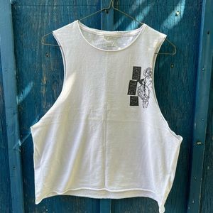 Cropped New Found Glory “Dressed to Kill” front/back design tank style t-shirt